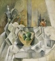Maceta carafon y compotier 1909 cubismo Pablo Picasso